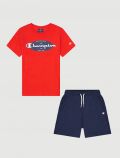 Completo maglia e pantalone corto Champion - rosso - 0