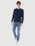 Maglia manica lunga casual Fred Mello - blu - 1