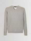 Maglia manica lunga casual Fred Mello - grey melange - 0