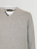 Maglia manica lunga casual Fred Mello - grey melange - 1