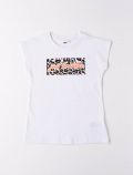 T-shirt manica corta I Do - bianco arancio - 0