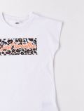 T-shirt manica corta I Do - bianco arancio - 1