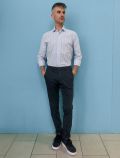 Pantalone casual B Settecento - blu - 4