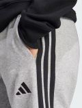 Pantalone lungo sportivo Adidas - grigio nero - 1