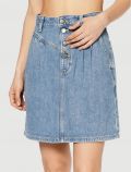 Gonna in jeans Lee - blu denim - 0