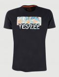 T-shirt manica corta Yes Zee - nero - 0