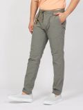 Pantalone casual Yes Zee - verde militare - 0