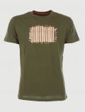 T-shirt manica corta Yes Zee - verde militare - 0