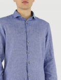 Camicia manica lunga Yes Zee - azzurro - 1