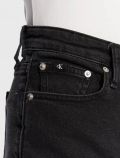 Pantalone corto Calvin Klein - black denim - 1