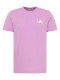 T-shirt manica corta Lee - rosa bianco - 4