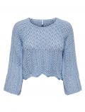 Pullover manica lunga Only - light blu - 4