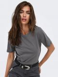 T-shirt manica corta Only - asfalto - 1