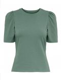 T-shirt manica corta Only - verde - 4
