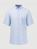 Camicia manica corta casual Fynch-hatton - azzurro - 0