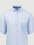 Camicia manica corta casual Fynch-hatton - azzurro - 1