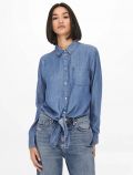 Camicia jeans Jdy - medium blue denim - 4