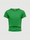 Maglia manica corta Only - verde - 0