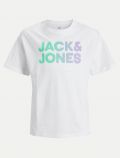 T-shirt manica corta Jack & Jones - bianco - 0