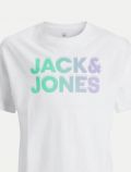 T-shirt manica corta Jack & Jones - bianco - 1