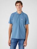 Polo manica corta Wrangler - azzurro - 0