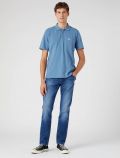 Polo manica corta Wrangler - azzurro - 2