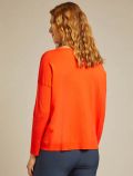 Maglia manica lunga curvy Luisa Viola - arancio - 3