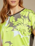 Maglia manica corta curvy Luisa Viola - lime - 1
