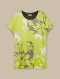 Maglia manica corta curvy Luisa Viola - lime - 3