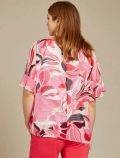 Camicia manica lunga curvy Luisa Viola - fuxia - 2