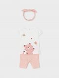 Completo maglia e pantalone Newborn - pesca - 0