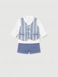 Completo maglia e pantalone Newborn - imperial blue - 0