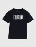 T-shirt manica corta Tommy Hilfigher - blu - 0