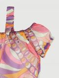 Top Guess - arancione fiore - 1