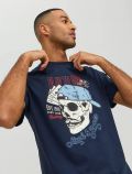 T-shirt manica corta Jack & Jones - navy blazer - 4