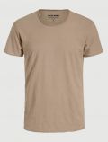 T-shirt manica corta Jack & Jones - beige - 0