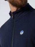 Maglia in felpa aperta North Sails - navy - 2