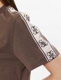 T-shirt manica corta sportiva Guess - brown - 1