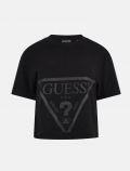 T-shirt manica corta sportiva Guess - black - 3