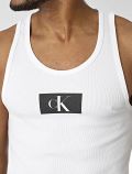 Canotta spalla larga cotone Calvin Klein - bianco - 1