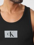 Canotta spalla larga cotone Calvin Klein - nero - 1