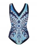 Costume intero Sunmarin - azzurro blu - 4