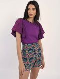 T-shirt manica corta Molly Bracken - purple - 1