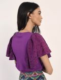 T-shirt manica corta Molly Bracken - purple - 3