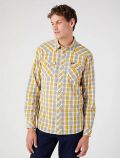 Camicia manica lunga casual Wrangler - yellow - 0