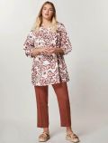 Camicia manica corta curvy Persona - fiore - 1