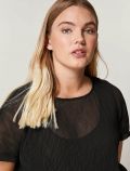 Maglia manica corta curvy Persona - nero - 1