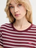 T-shirt manica corta Levi's - rosso bianco - 3