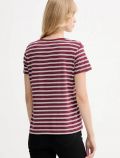 T-shirt manica corta Levi's - rosso bianco - 4