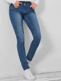Pantalone jeans curvy Cecil - blu - 0